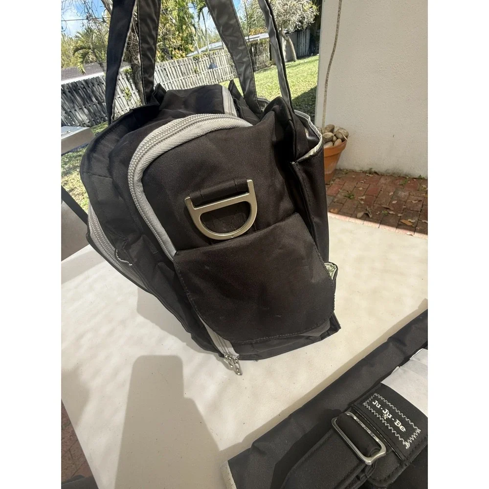 JUJUBE BE PREPARED LARGE BLACK DIAPER BAG NWOT